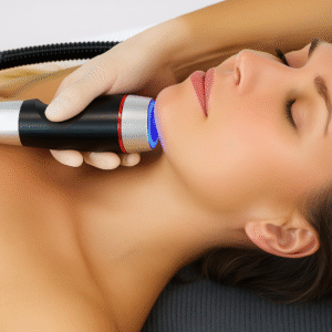 Radiofrequency + Cryotherapy skin tightening facial + chin & neck -90 min
