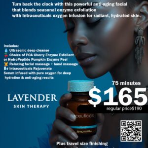 FALL SPECIAL Oxygen Anti-Aging Glow Facial (75 mins)