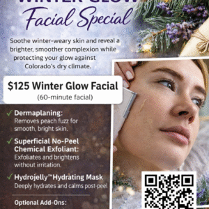 January Special: WINTER GLOW FACIAL +dermaplaning 60 min