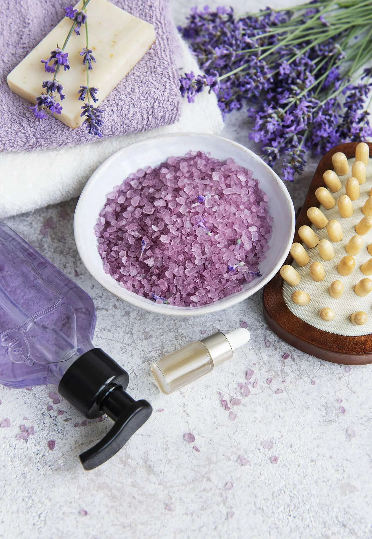 lavender-spa-essential-oils-sea-salt-towels-handmade-soap-1